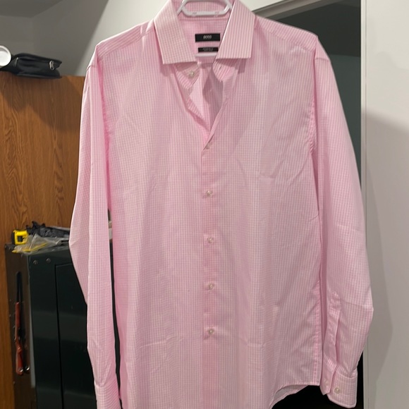 Hugo Boss checked dress shirt